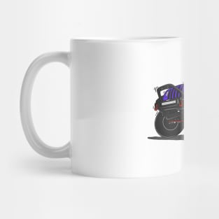 Purple Jeep Illustration Mug